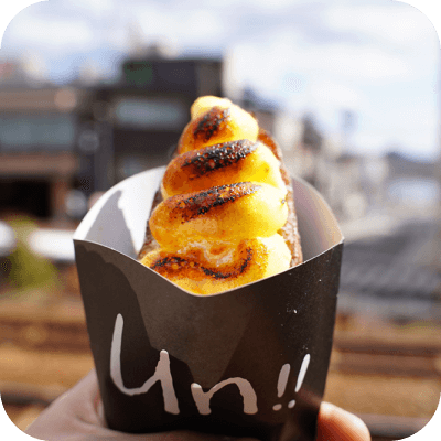 ブリュレ風の菓子パン